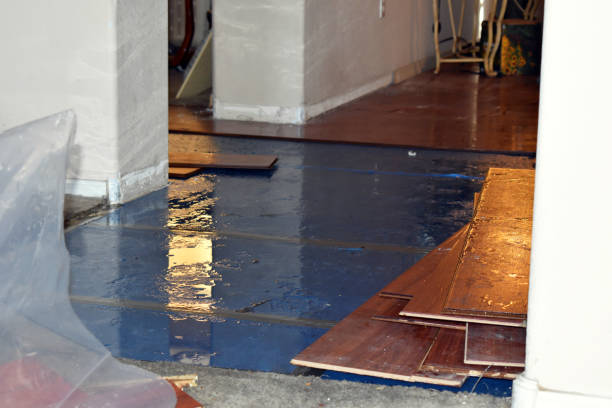 Professional Flood Cleanup technician working in Rice, WA